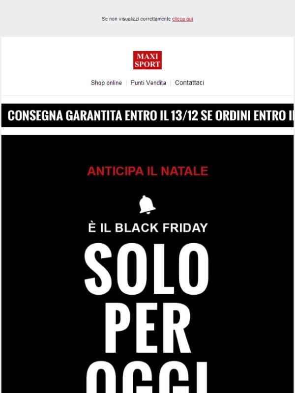 💣 È il Black Friday: ordina ora! 💥