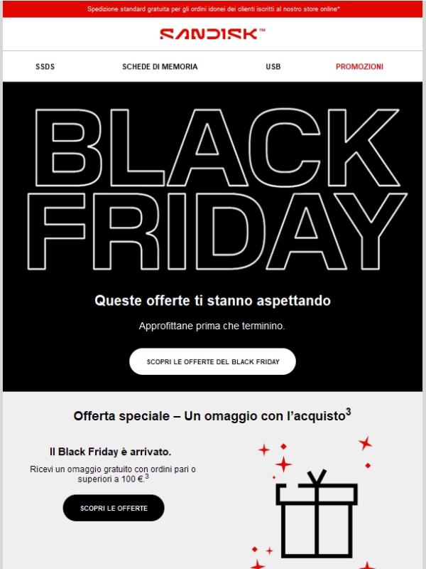 Il Black Friday è arrivato 🗓️ + Un omaggio speciale quando fai scorta