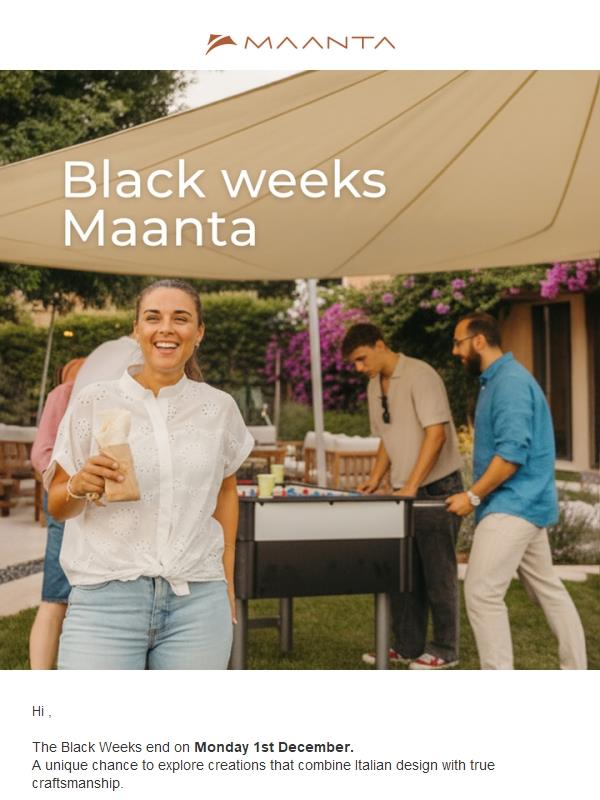 Black Weeks: final days