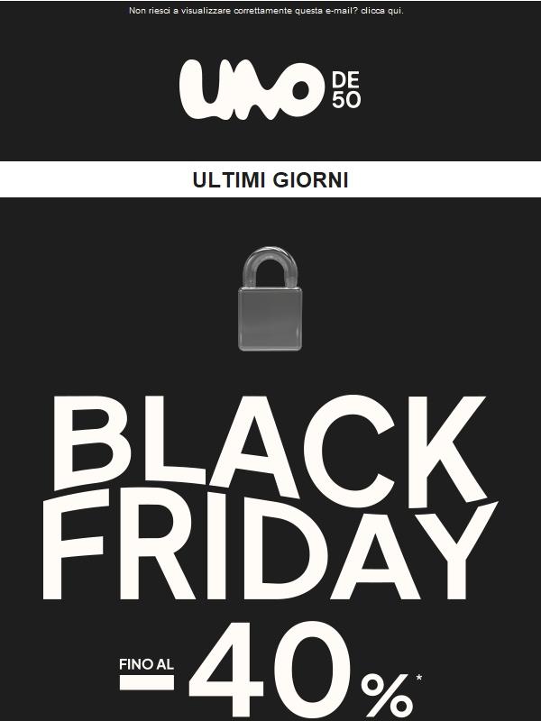 Bye, bye BLACK FRIDAY 👋🖤