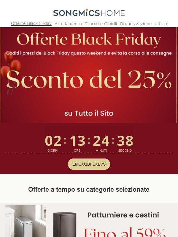 🎉Questo Black Friday, fai il regalo migliore alla tua casa