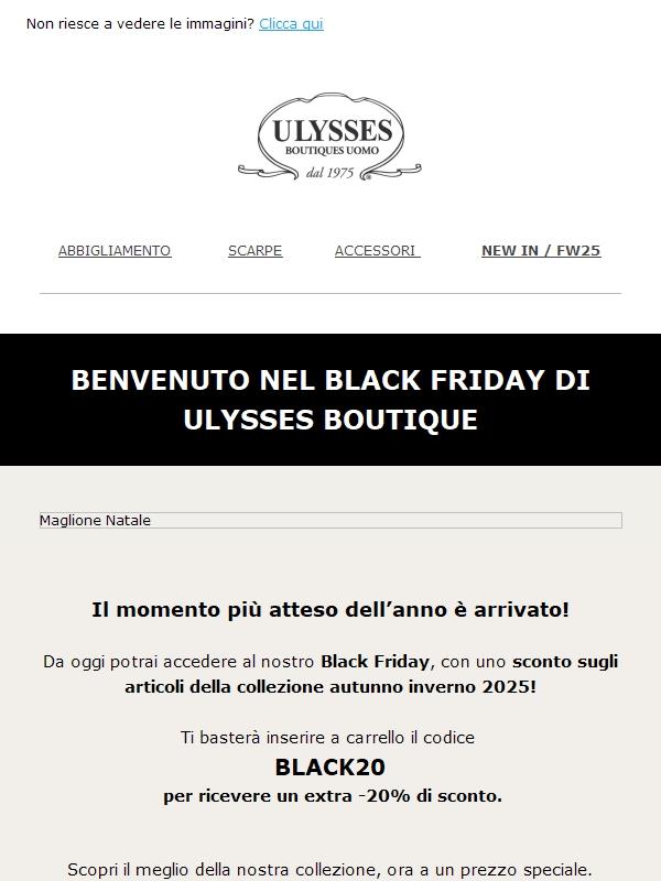 -20% sull'ultima collezione 🖤