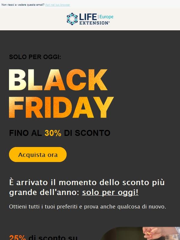 🖤 Black Friday SOLO PER OGGI!💊