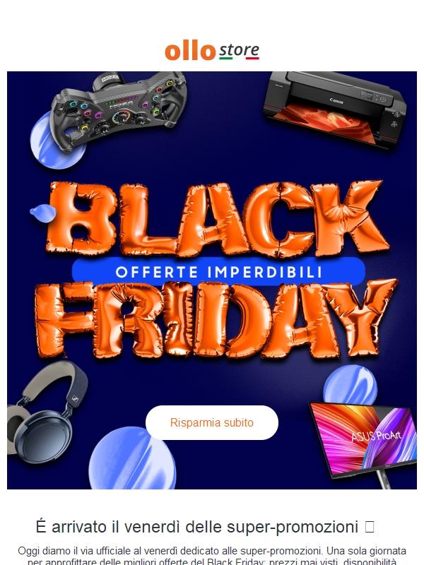 Il venerdì delle super-promozioni è arrivato 🔥