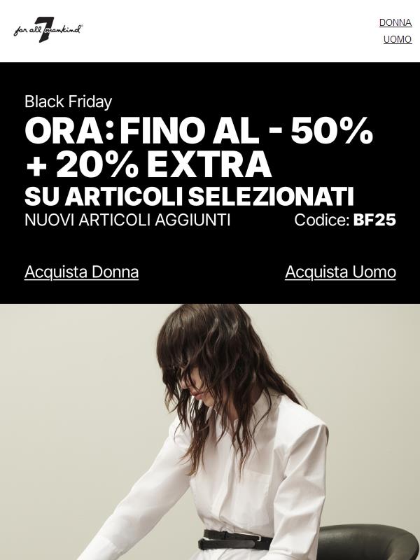 Nuovi prodotti aggiunti | Black Friday