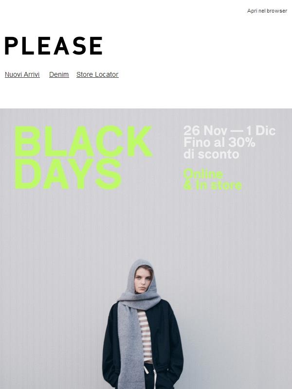 CONTINUANO I BLACK DAYS