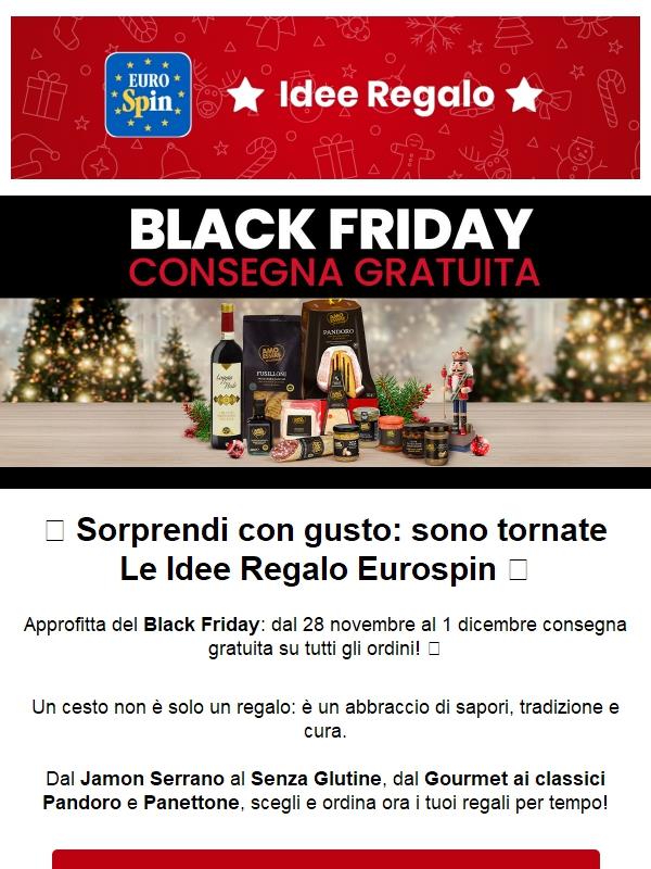 Black Friday Idee Regalo: Consegna Gratis, Cesti e Sapori 💫