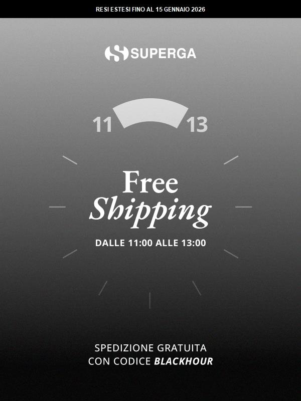 Black hours - 2 ore di Free Shipping