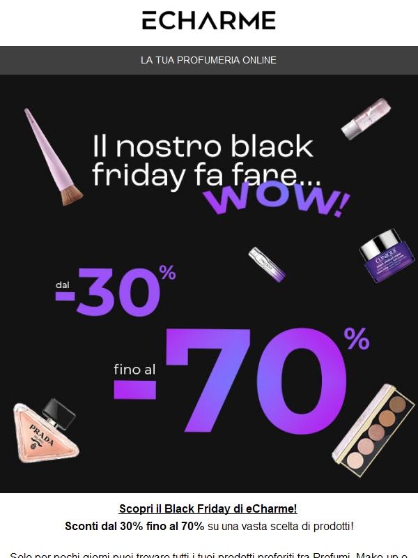 ✨Black Friday Echarme: Sconti WoW fino al 70%!