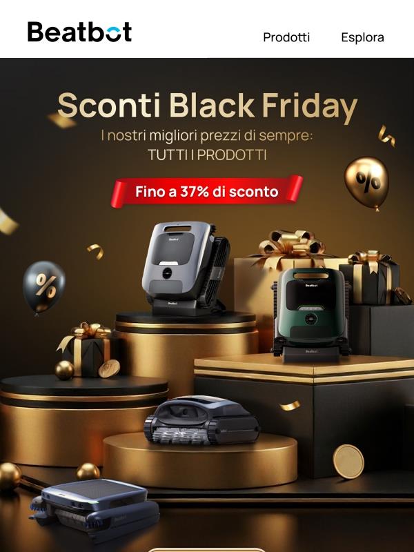 L'attesa è finita: il Sconto Black Friday di Beatbot è qui!