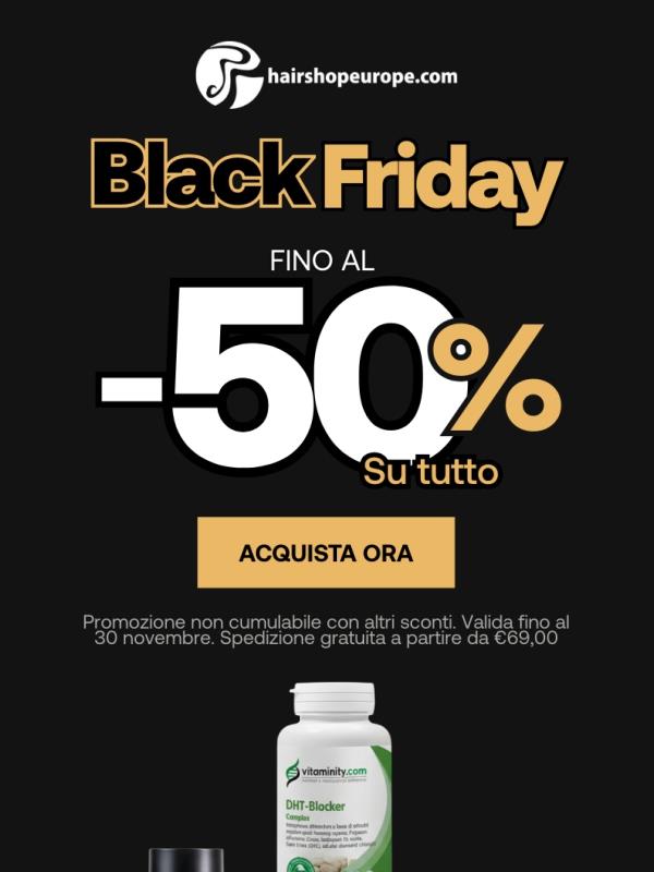 Fino al -50% su tutto!