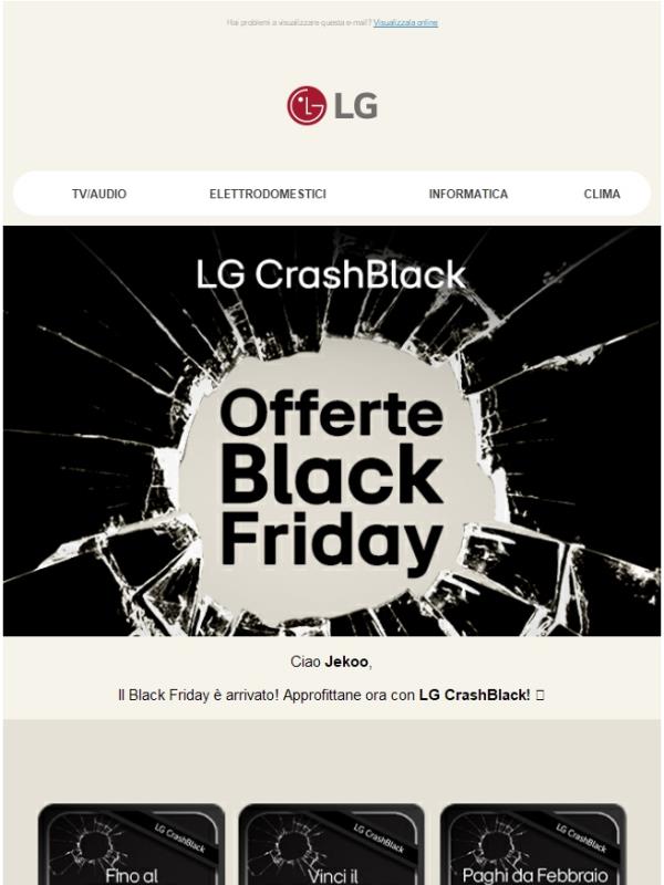 Il BLACK FRIDAY è arrivato: sconti fino al 17%🔥