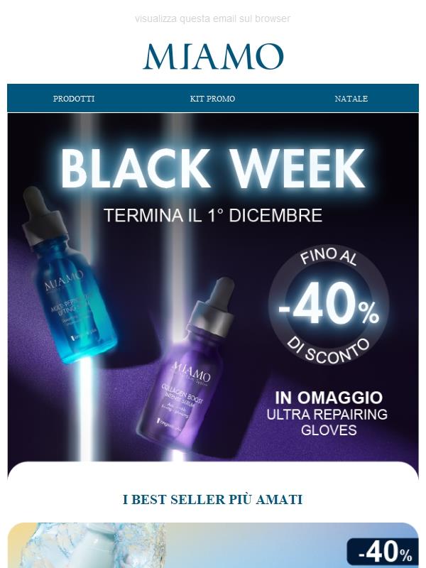 BLACK WEEK: UTLIMI GIORNI 🖤