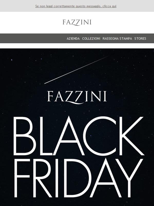 🖤 Inizia il Black Friday Fazzini ✨