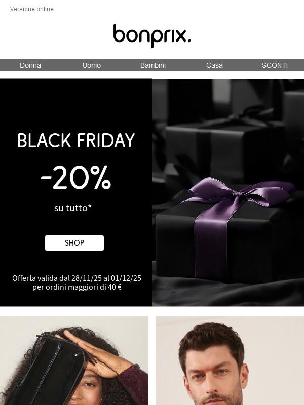 20% di sconto su TUTTO 🥳