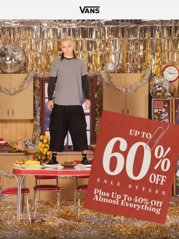 Up to 60% off Sale Styles