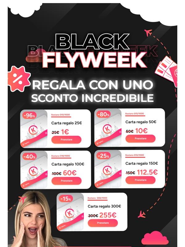🎁 BLACK FRIDAY: Regala con sconti fino al 96% – Tempo limitato