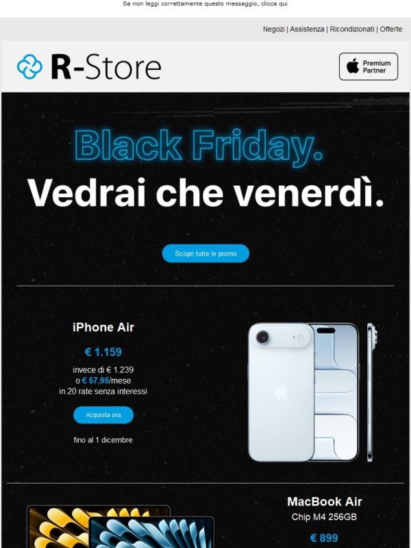 Il miglior venerdì di sempre: scopri le promo dedicate a te!