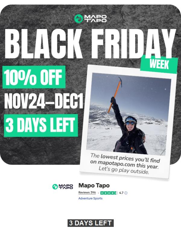 BLACK FRIDAY WEEK ⏰ 3 DAYS LEFT