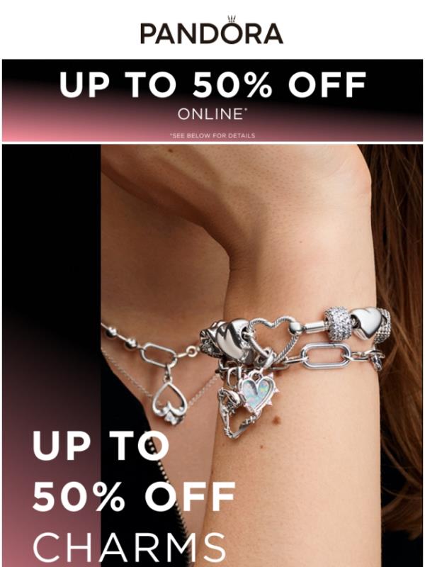 Bestselling charms now at UP TO 50% OFF - from $32!