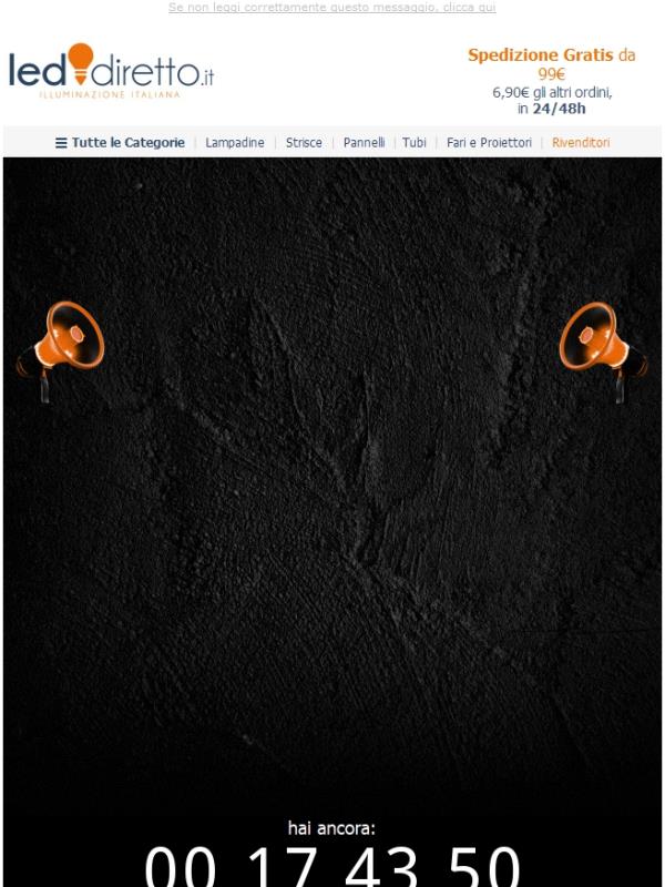 ULTIME ORE ⏰ 🖤 Black Friday -50% su tutto