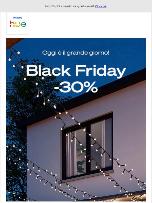 🚨 Il Black Friday è arrivato! -30%