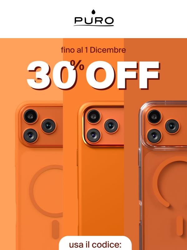 🚨 BLACK FRIDAY è qui 🚨 sconti fino al 30%