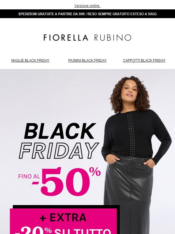 SORPRESA BLACK FRIDAY ❤️‍🔥 EXTRA -20% SU TUTTO