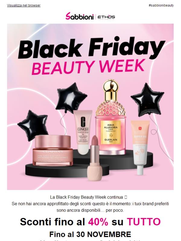 🖤 Black Friday Sabbioni