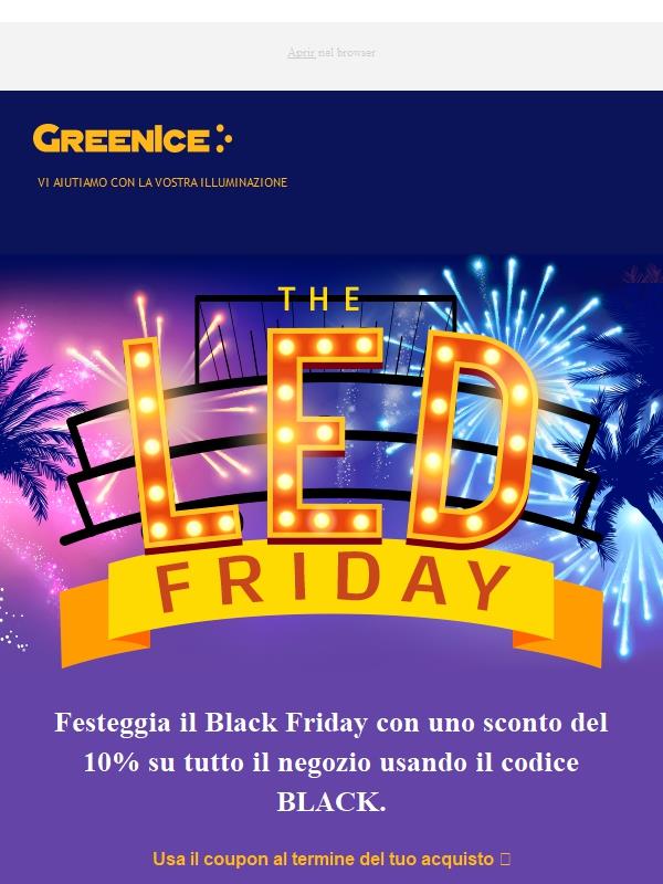 BLACK FRIDAY 🖤 EXTRA SCONTO del 10% con il Coupon BLACK