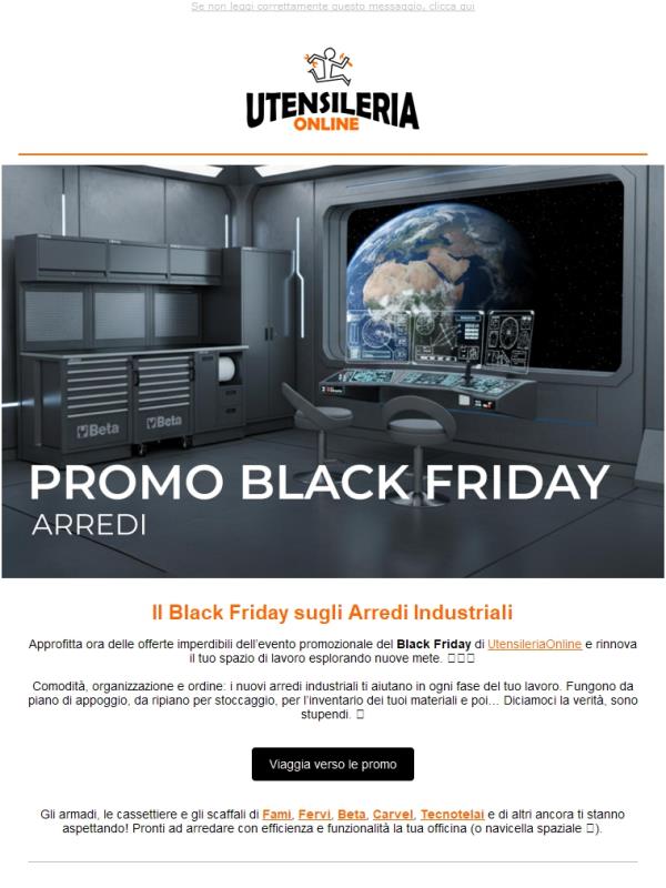 Arredi spaziali su UtensileriaOnline!