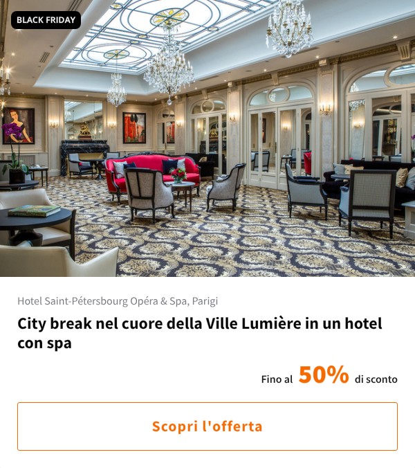 City break nel cuore della Ville Lumière in un hotel con spa