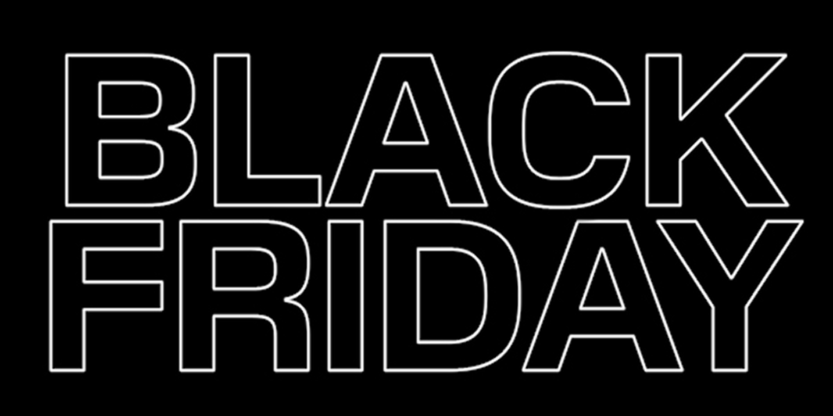 Trascina l'ortografia del testo «BLACK FRIDAY».