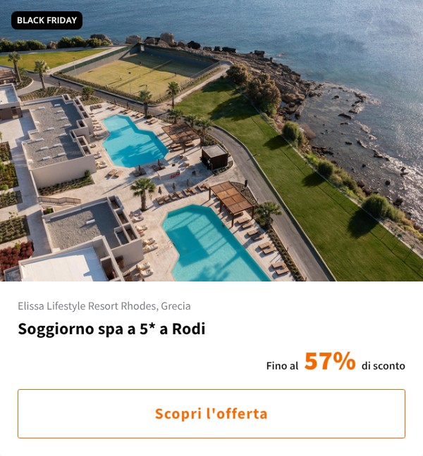 Soggiorno spa a 5* a Rodi