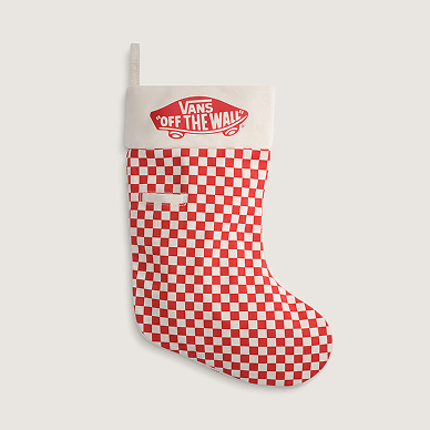 Red Checkerboard Stocking