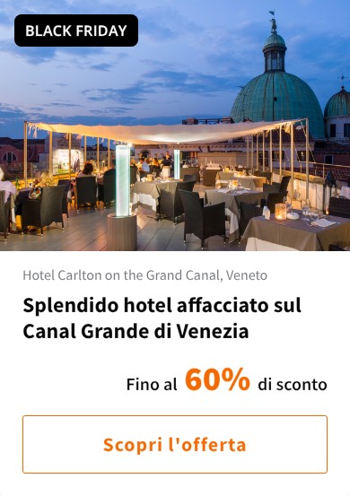 Splendido hotel affacciato sul Canal Grande di Venezia