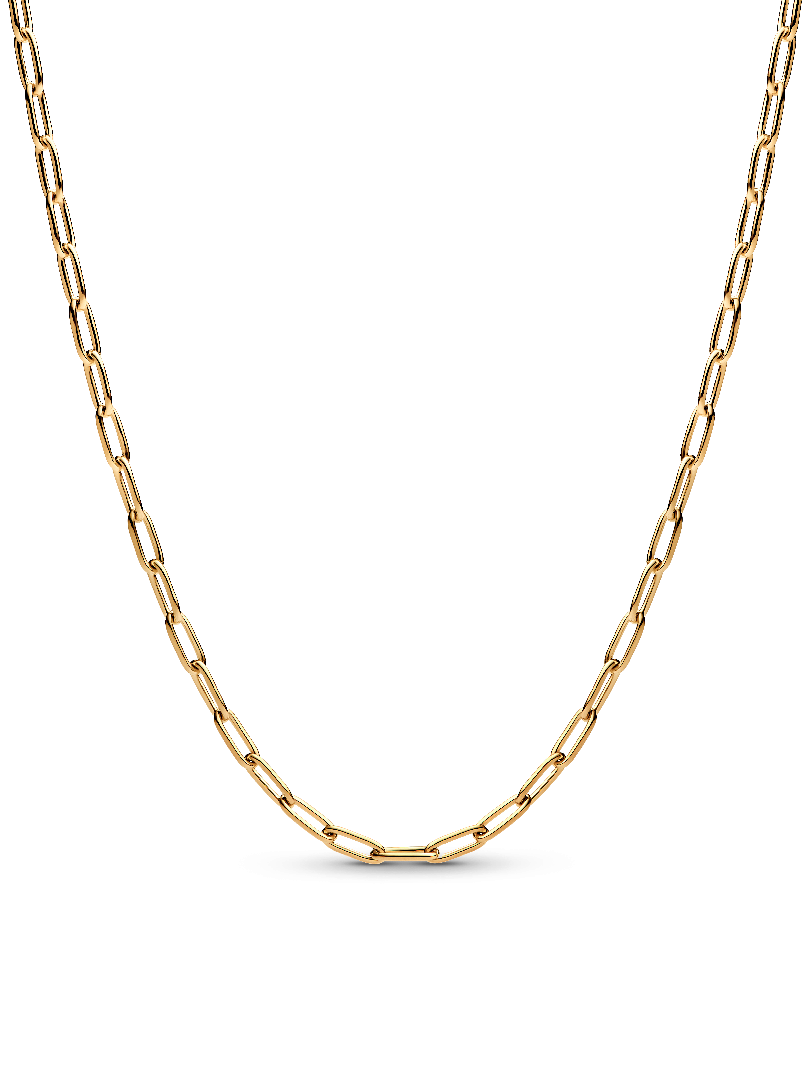 Elongated Link Chain Necklace
