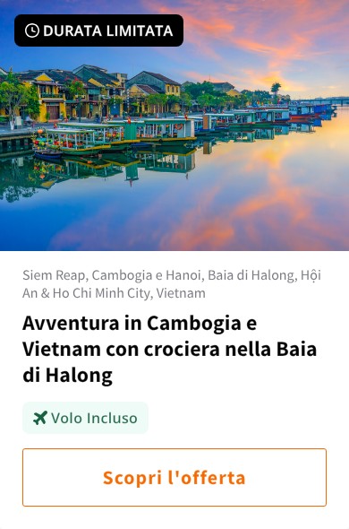 Avventura in Cambogia e Vietnam con crociera nella Baia di Halong