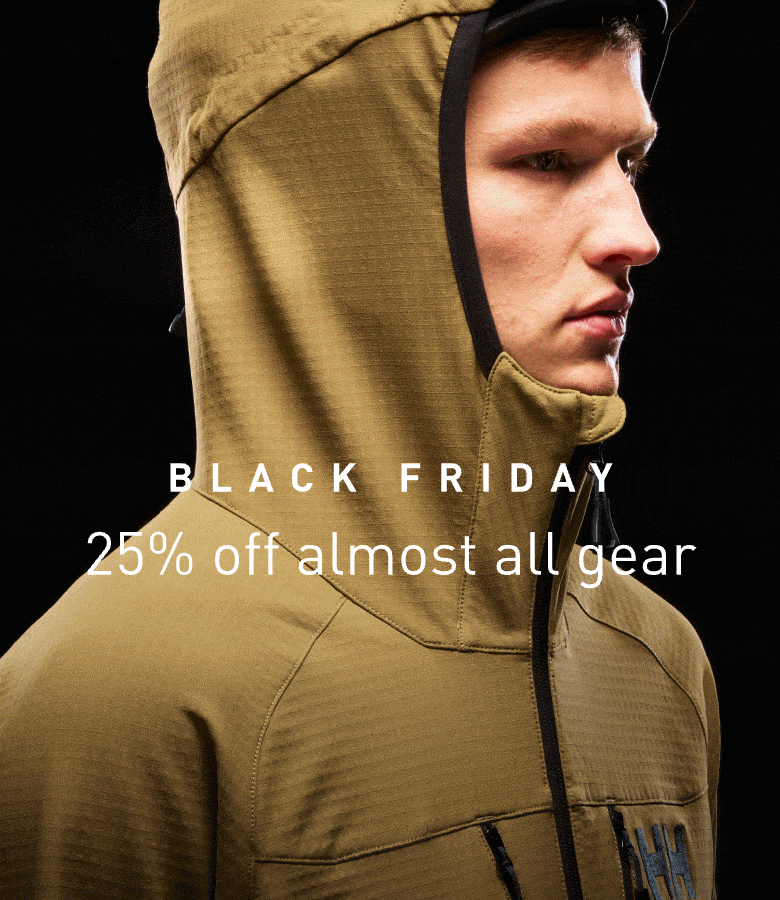 BLACK FRIDAY. 25% off almost all gear