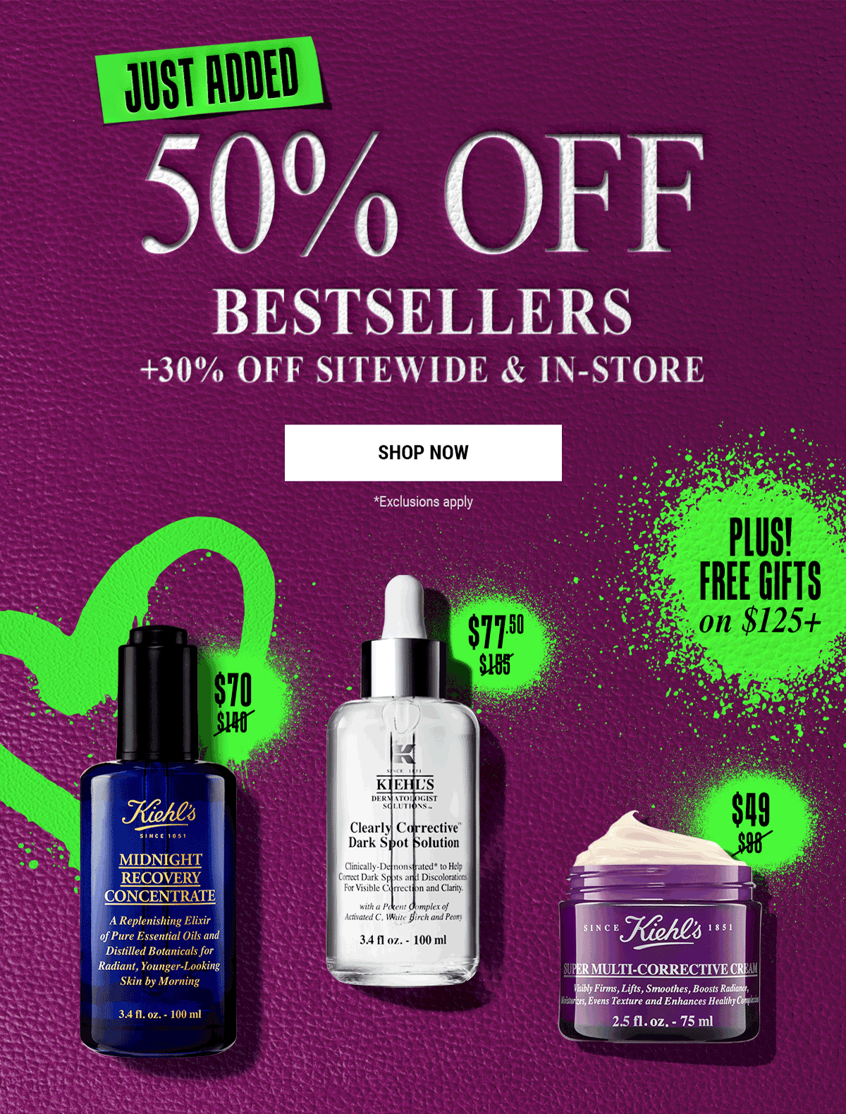 JUST ADDED 50% OFF