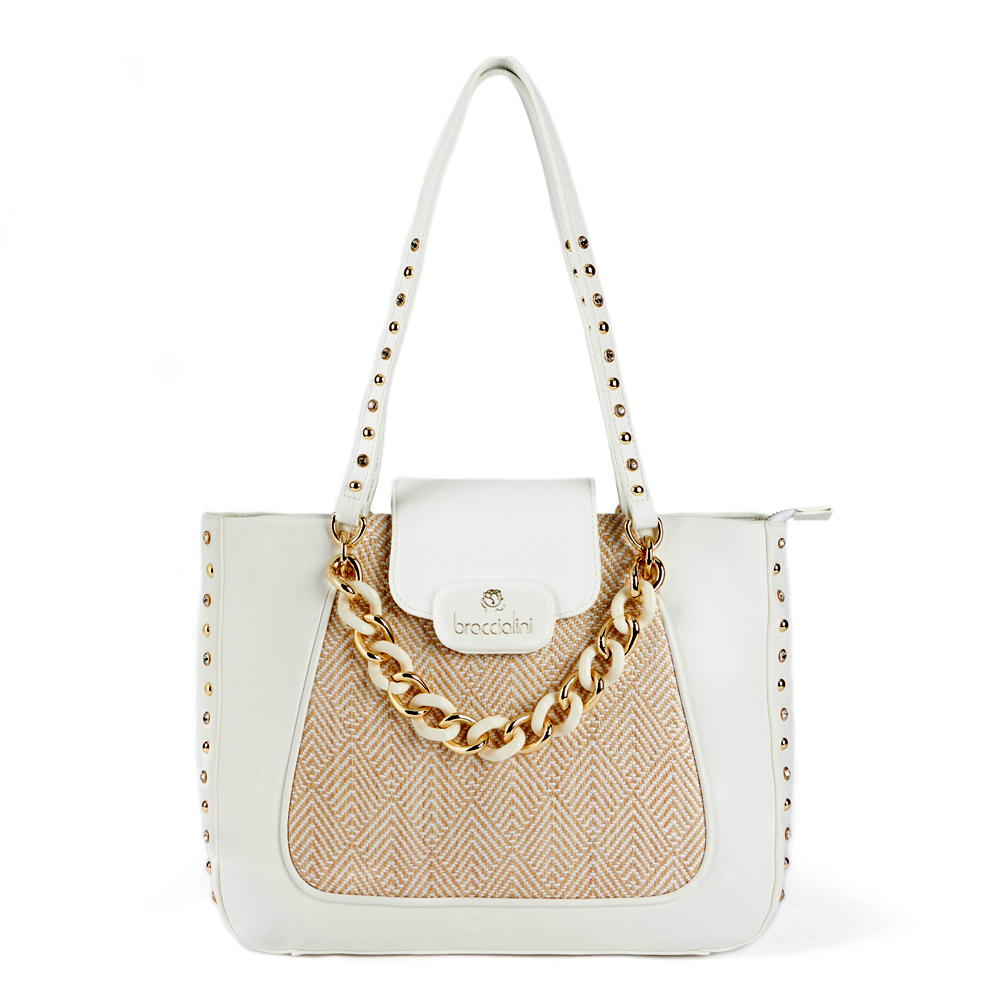 Braccialini Chain Shopping B17653 Bianco