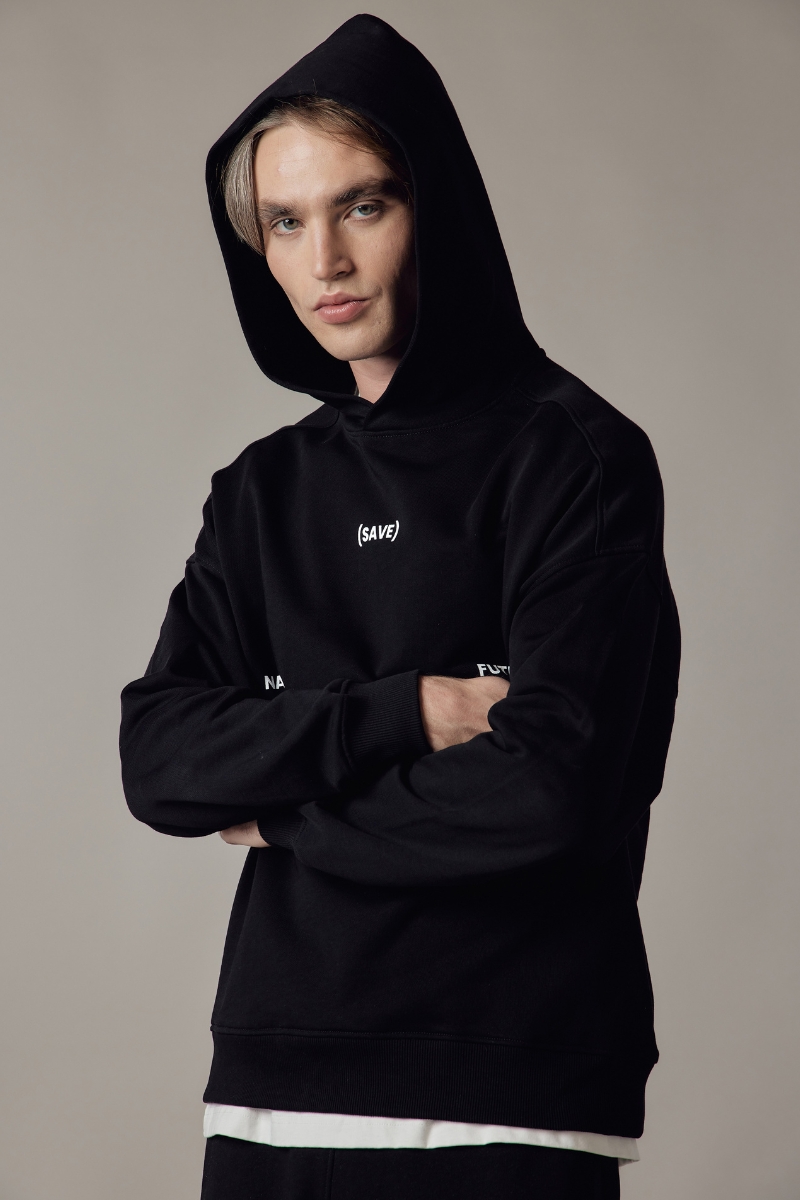 Felpa con Cappuccio Loose Fit Uomo