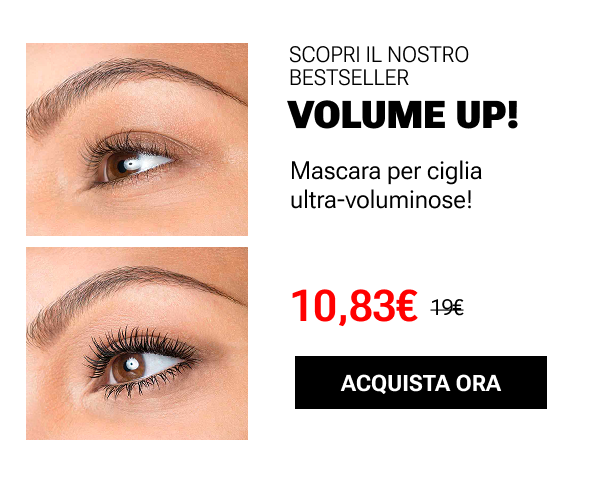 Scopri il nostro bestseller Volume Up! Mascara per ciglia ultra-voluminose!