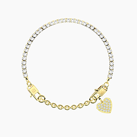 Bracciale MILLELUCI   con ciondolo CUORICINO