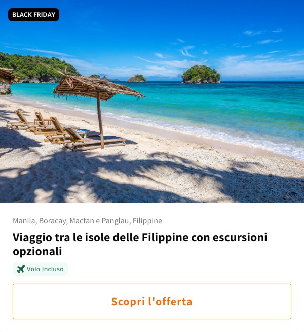 Viaggio tra le isole delle Filippine con escursioni opzionali
