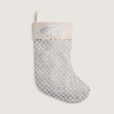 Silver Checkerboard Stocking