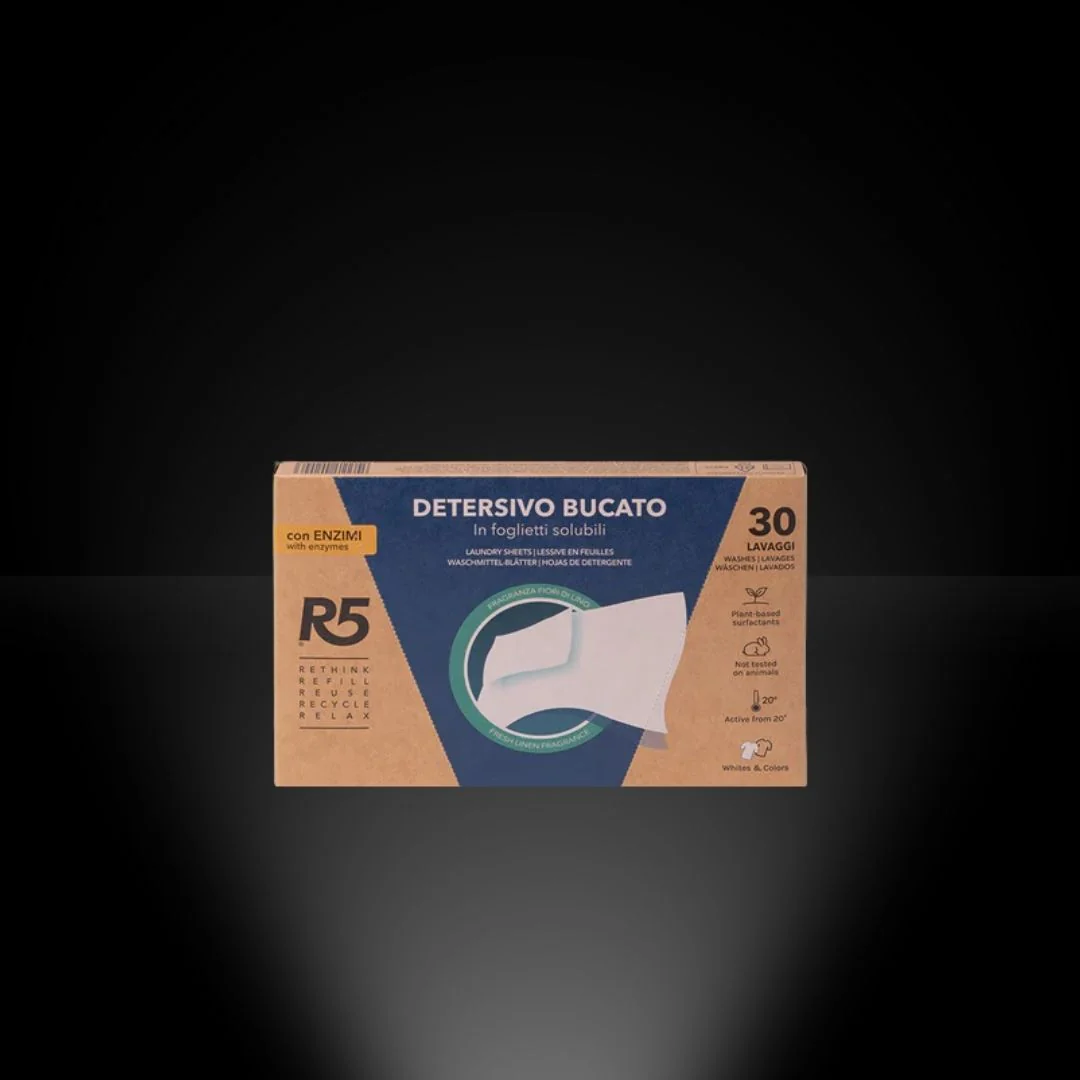 Image of R5 Detersivo Bucato in Foglietti con Enzimi