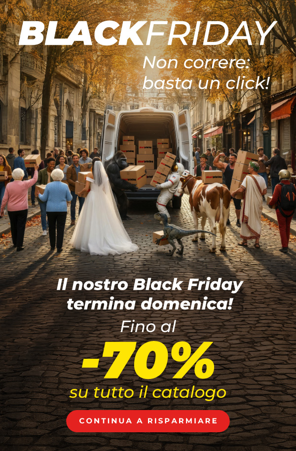 Fino al -70% su tutto il catalogo