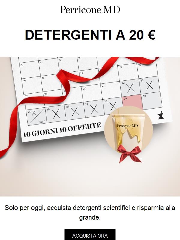 Solo per 24 ore: acquista detergenti a soli 20 €
