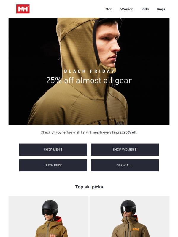 Happy Black Friday: almost our entire site is on sale